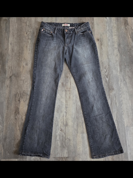 BONGO Denim - Vintage Bongo Faded Dark Wash Bootcut Jeans Y2K